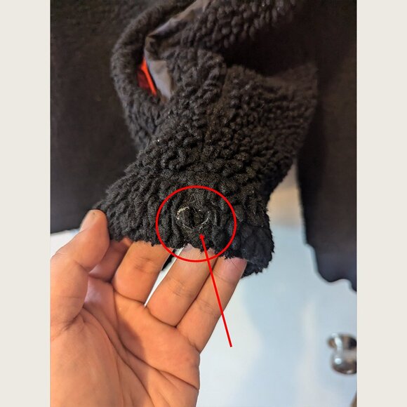 OUR LEGACY - Black teddy sweater - Sz 52 - Picture 8 of 8